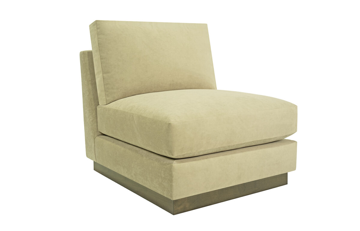 Kobe (Wood Base) Armless Chair <span style="color: #ff0000;">New!</span>