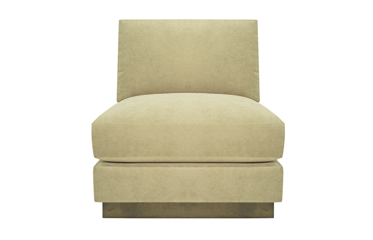 Kobe (Wood Base) Armless Chair <span style="color: #ff0000;">New!</span> - Image 2