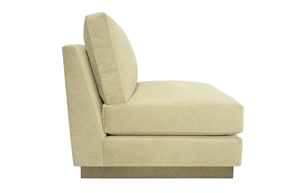 Kobe (Wood Base) Armless Chair <span style="color: #ff0000;">New!</span> - Image 3
