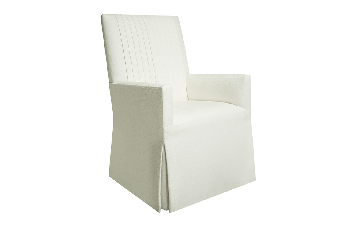 Veronica Dining Arm Chair (With Skirt) <span style="color: #ff0000;">New!</span>