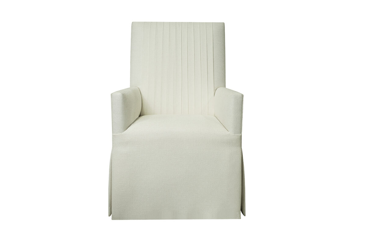 Veronica Dining Arm Chair (With Skirt) <span style="color: #ff0000;">New!</span> - Image 2