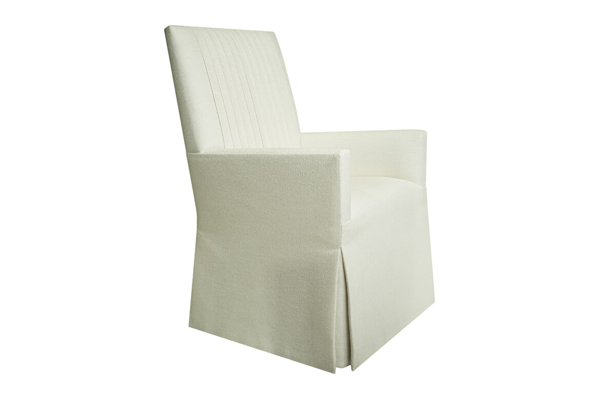 Veronica Dining Arm Chair (With Skirt) <span style="color: #ff0000;">New!</span> - Image 3