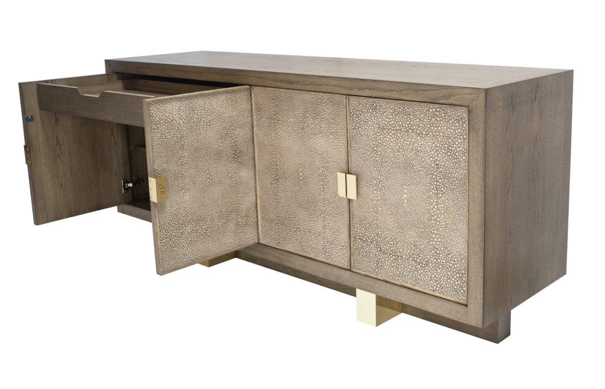 Tokyo Credenza (Brass & Leather Details) <span style="color: #ff0000;">New!</span> - Image 3