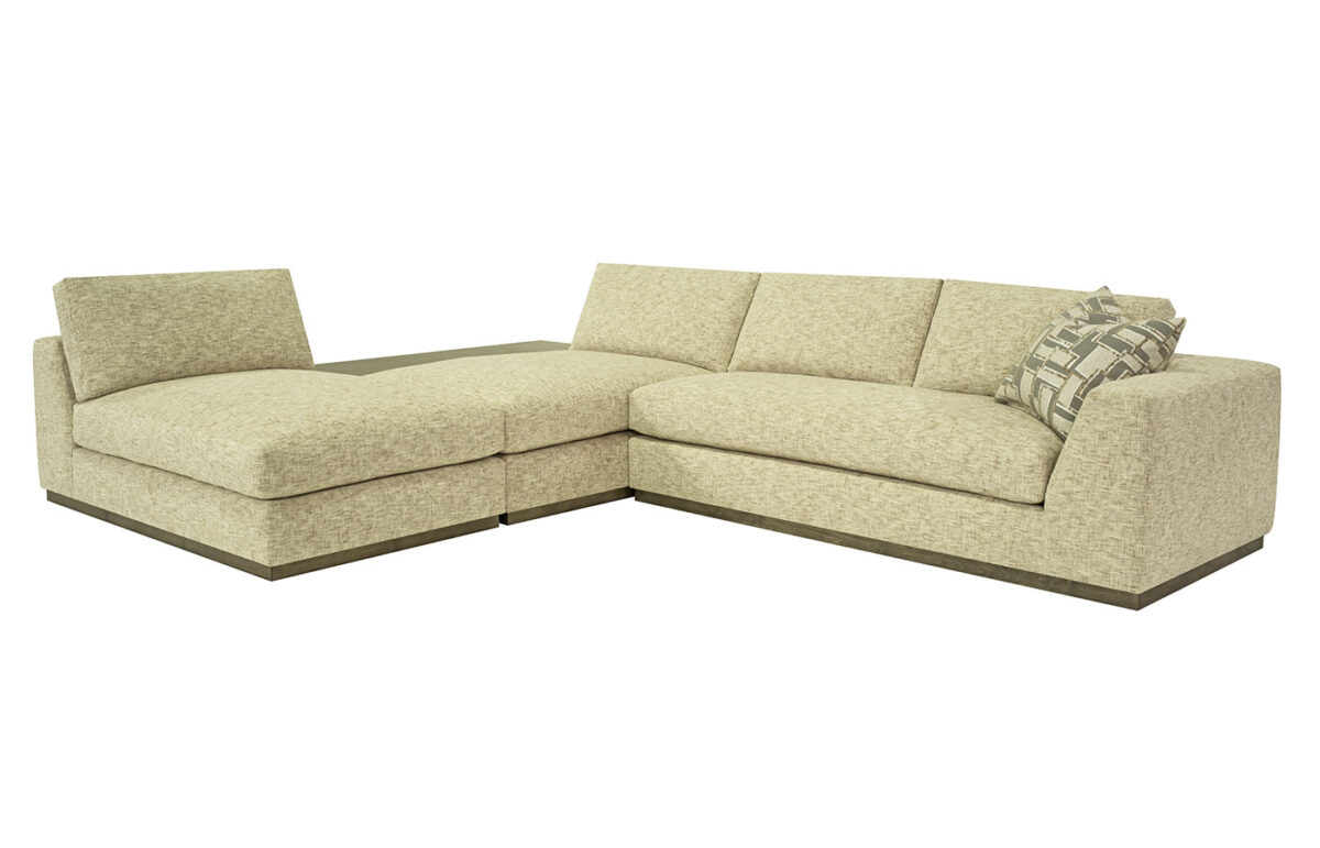 Topanga (Wood Base) 4pc Sectional <span style="color: #ff0000;">New!</span>