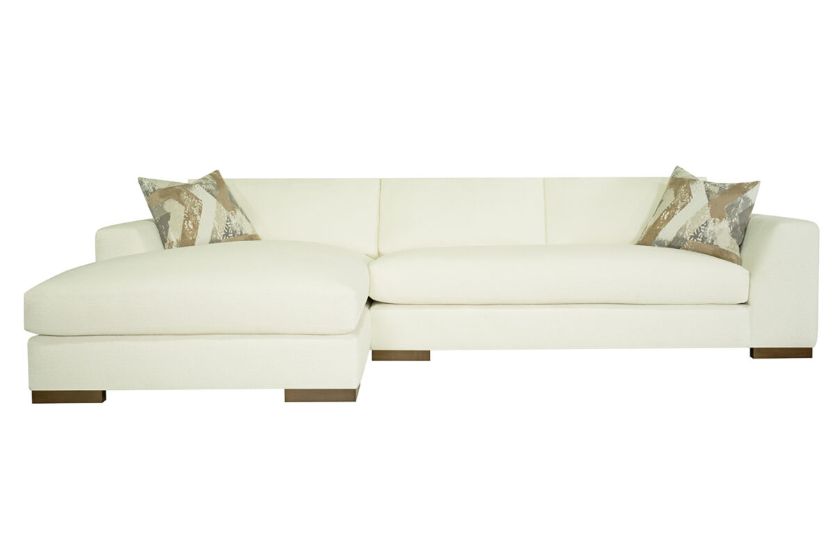 Topanga (Wood Leg) 2pc Chaise Sectional <span style="color: #ff0000;">New!</span>