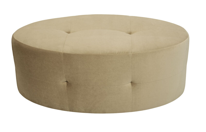 Aria Oval Ottoman (Tufted) <span style="color: #ff0000;">New!</span> - Image 2