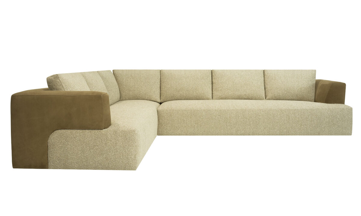 District 2pc Sectional (Leather & Fabric Combo) <span style="color: #ff0000;">New!</span> - Image 2
