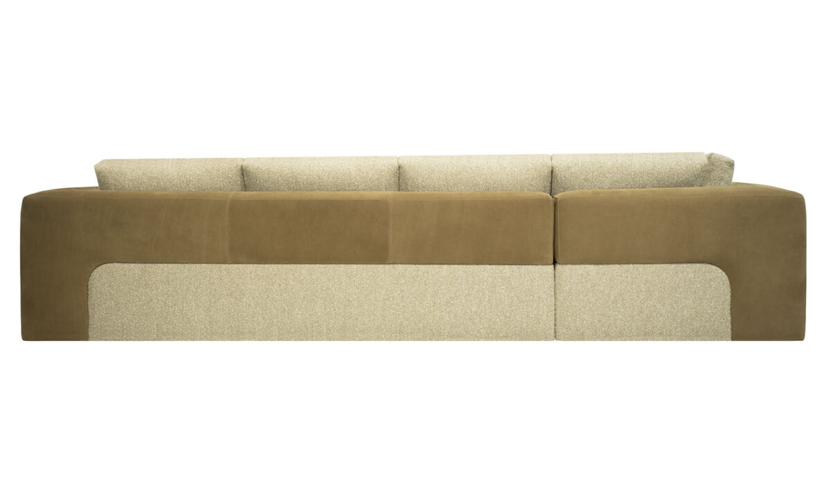 District 2pc Sectional (Leather & Fabric Combo) <span style="color: #ff0000;">New!</span> - Image 4