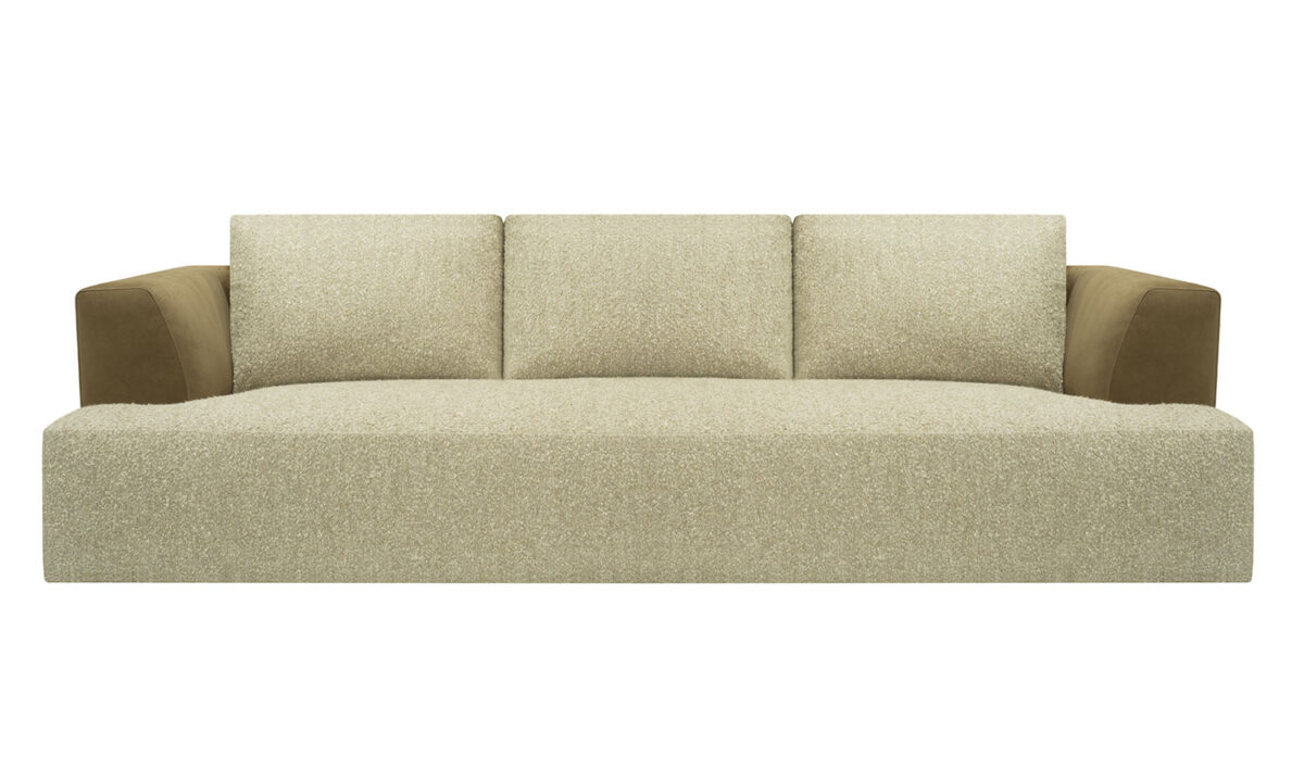 District Sofa (Leather & Fabric Combo) <span style="color: #ff0000;">New!</span>